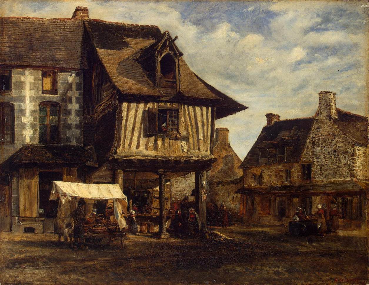 Markt in Normandië