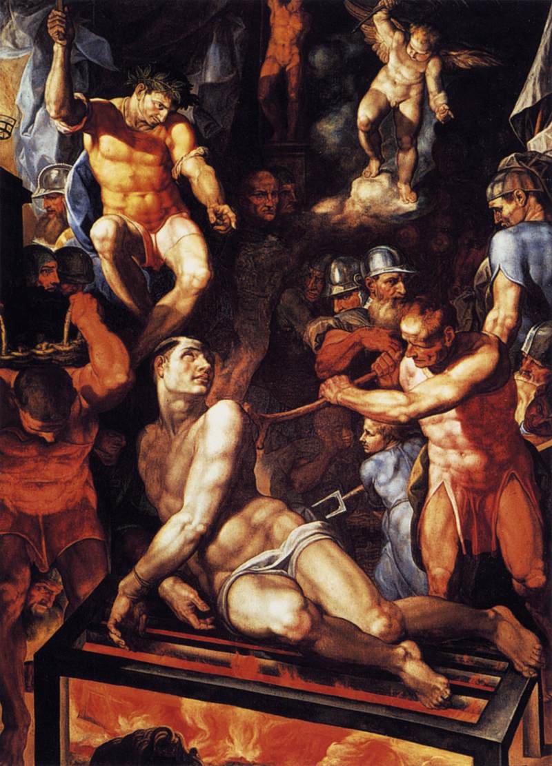 Le martyre de San Lorenzo