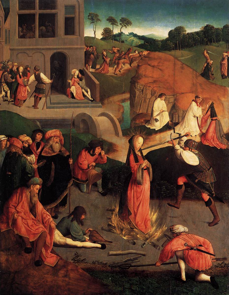 Santa Lucía's martyrdom