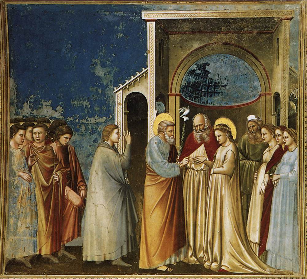 No 11 Scenes from the Life of the Virgin: 5 Marriage of the Virgin (Before The Restoration)