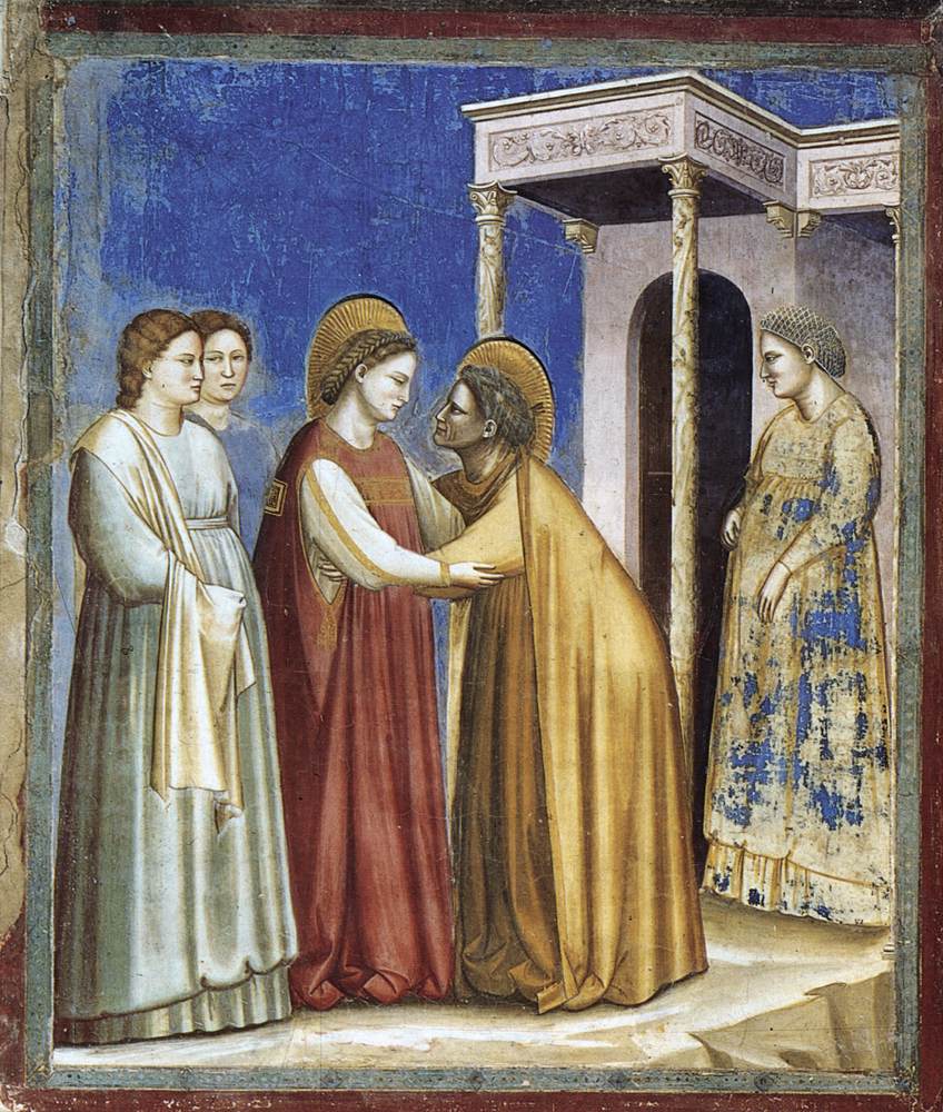 No 16 Scenes from the Life of the Virgin: 7 Visitation (Before The Restoration)