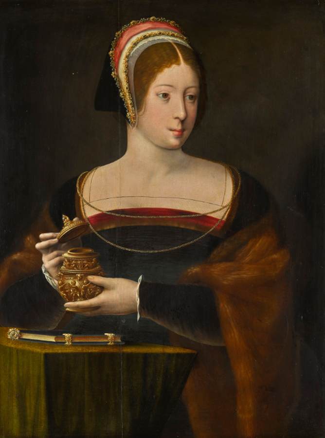 María Magdalena, der holder salveflasken