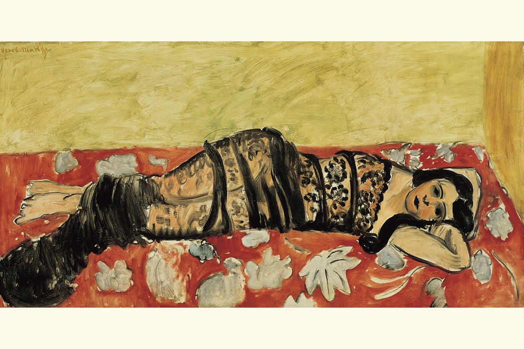 Odalisque With A Red Shawl