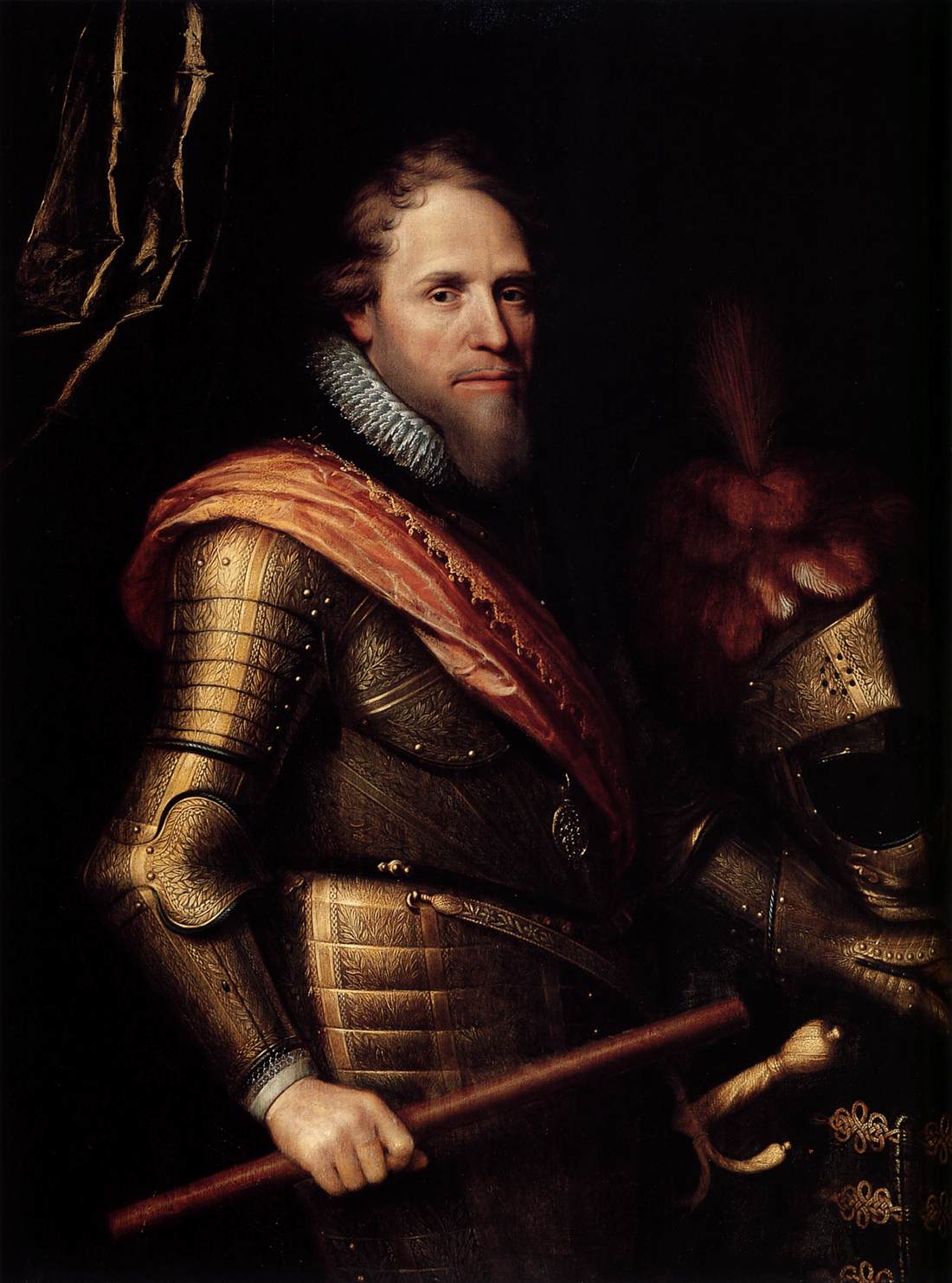 Porträtt av Maurits, Prince of Orange-Nassau