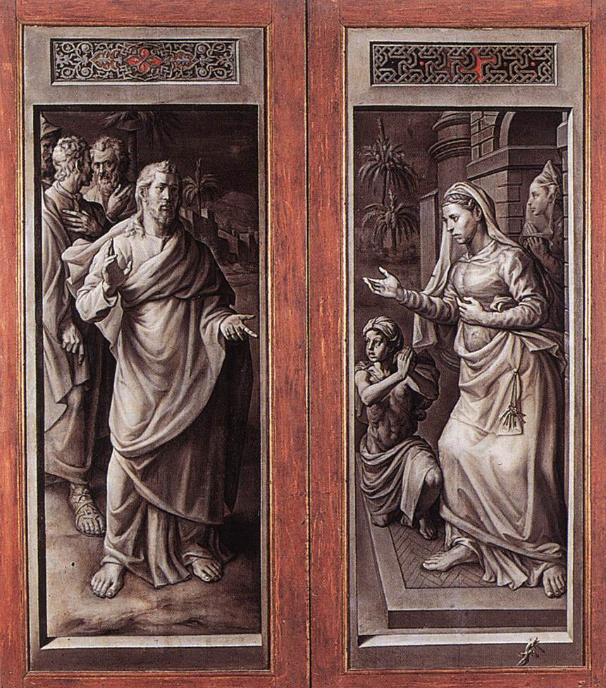 Triptychon der Micault -Familie (geschlossen)