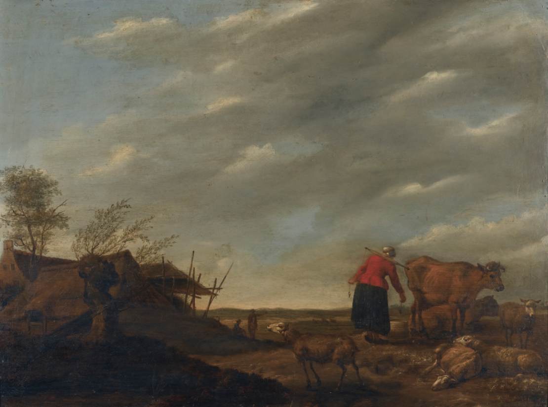 Landscape with a Milkmaid