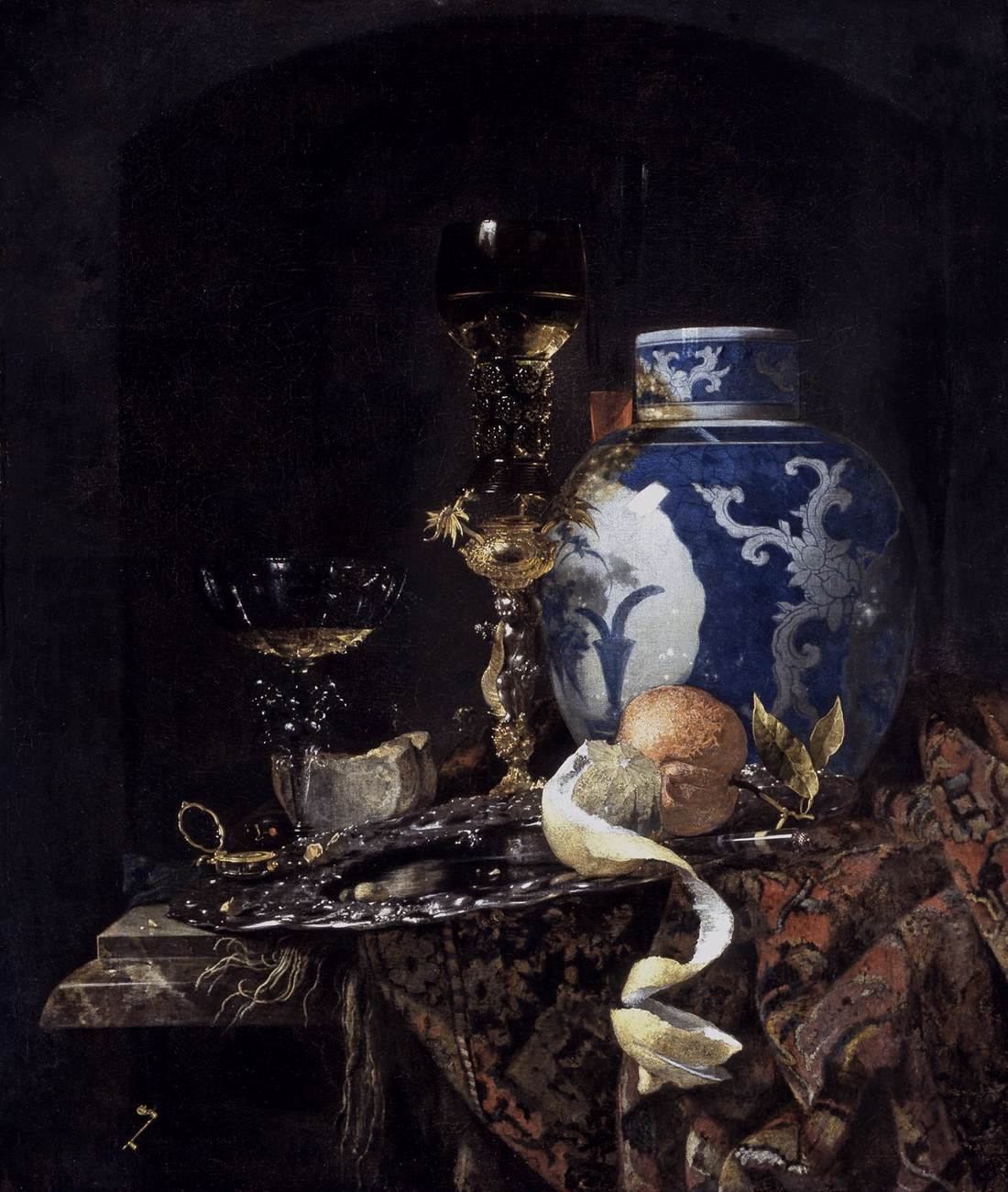 Still Life with a Late Ming Ginger Jar