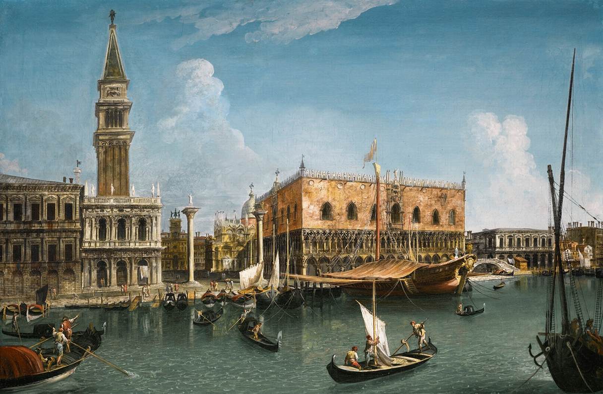 Venise, une vue de la molo bacin