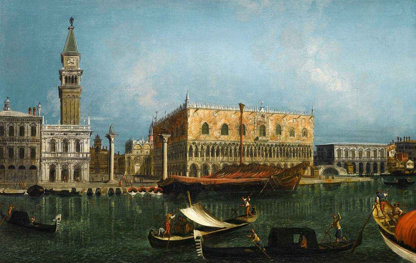 Venise, une vue du Molo del Bacino di San Marcos