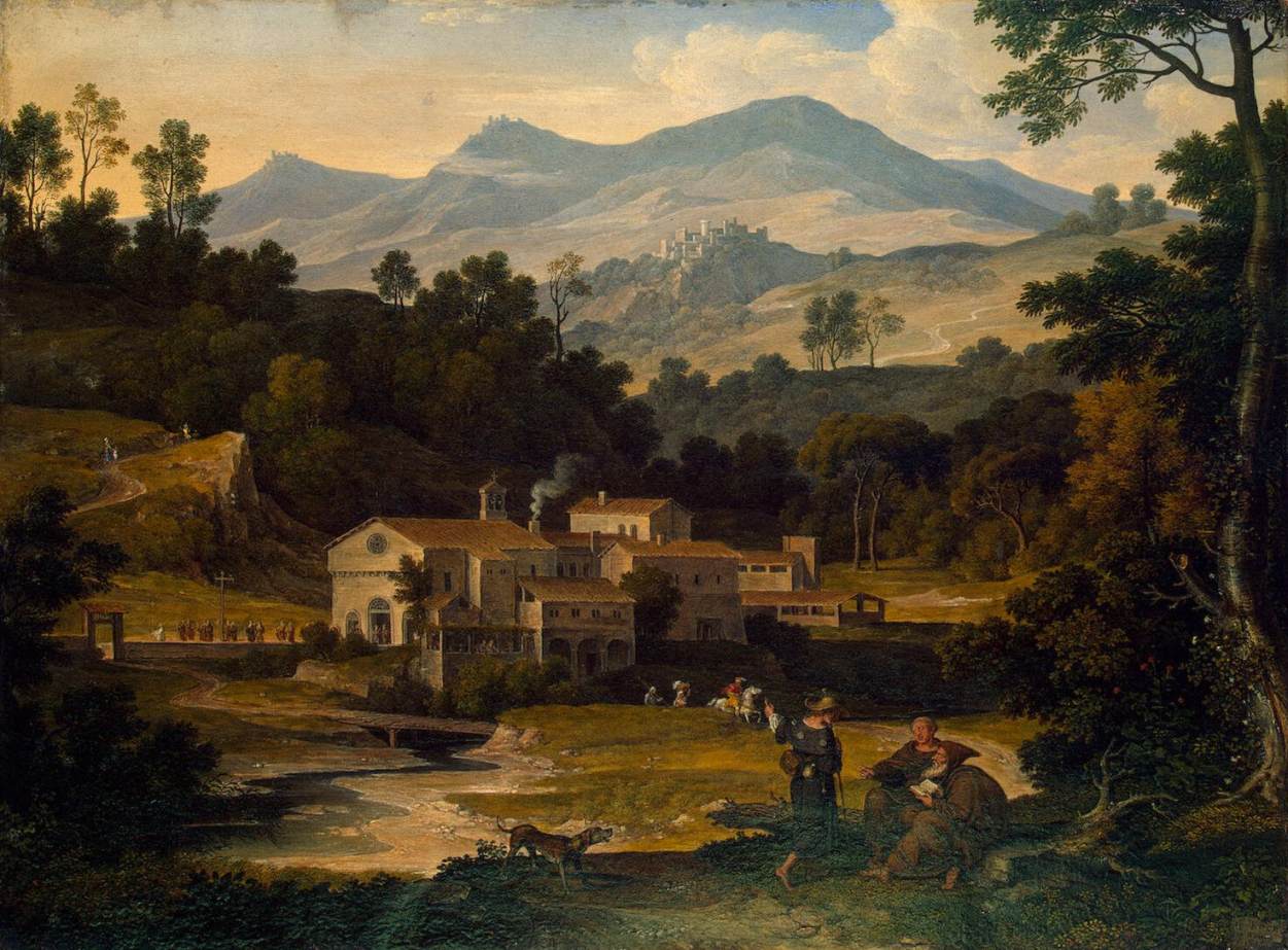 Monastère de San Francesco Di Civitella dans les montagnes de Sabine