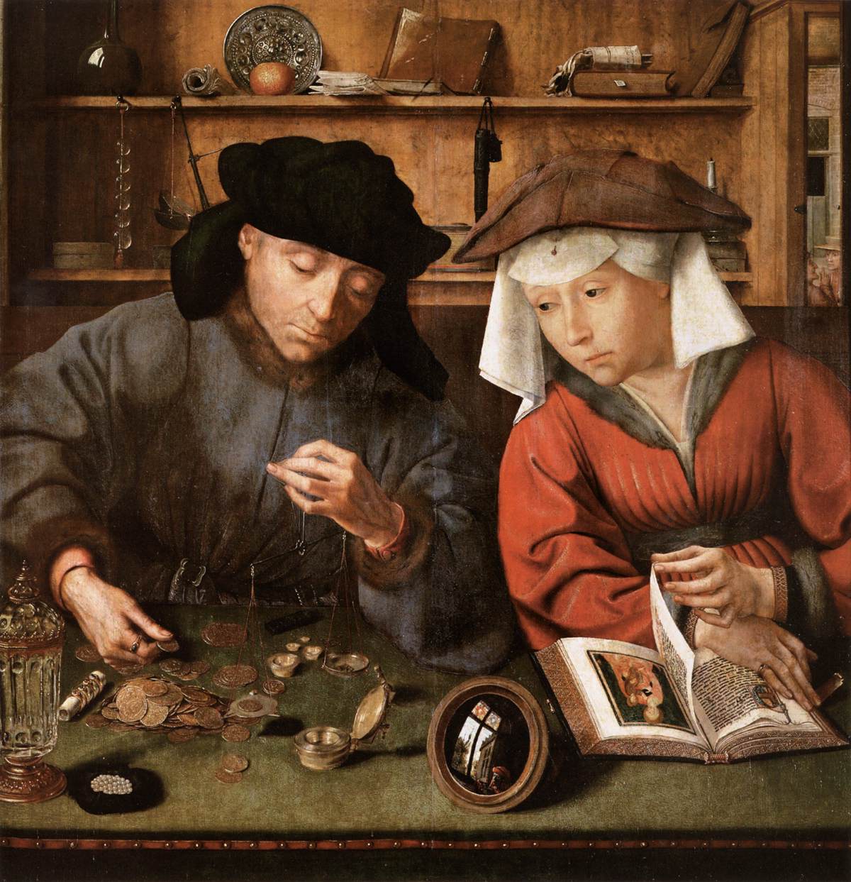 The Moneylender and his Wife