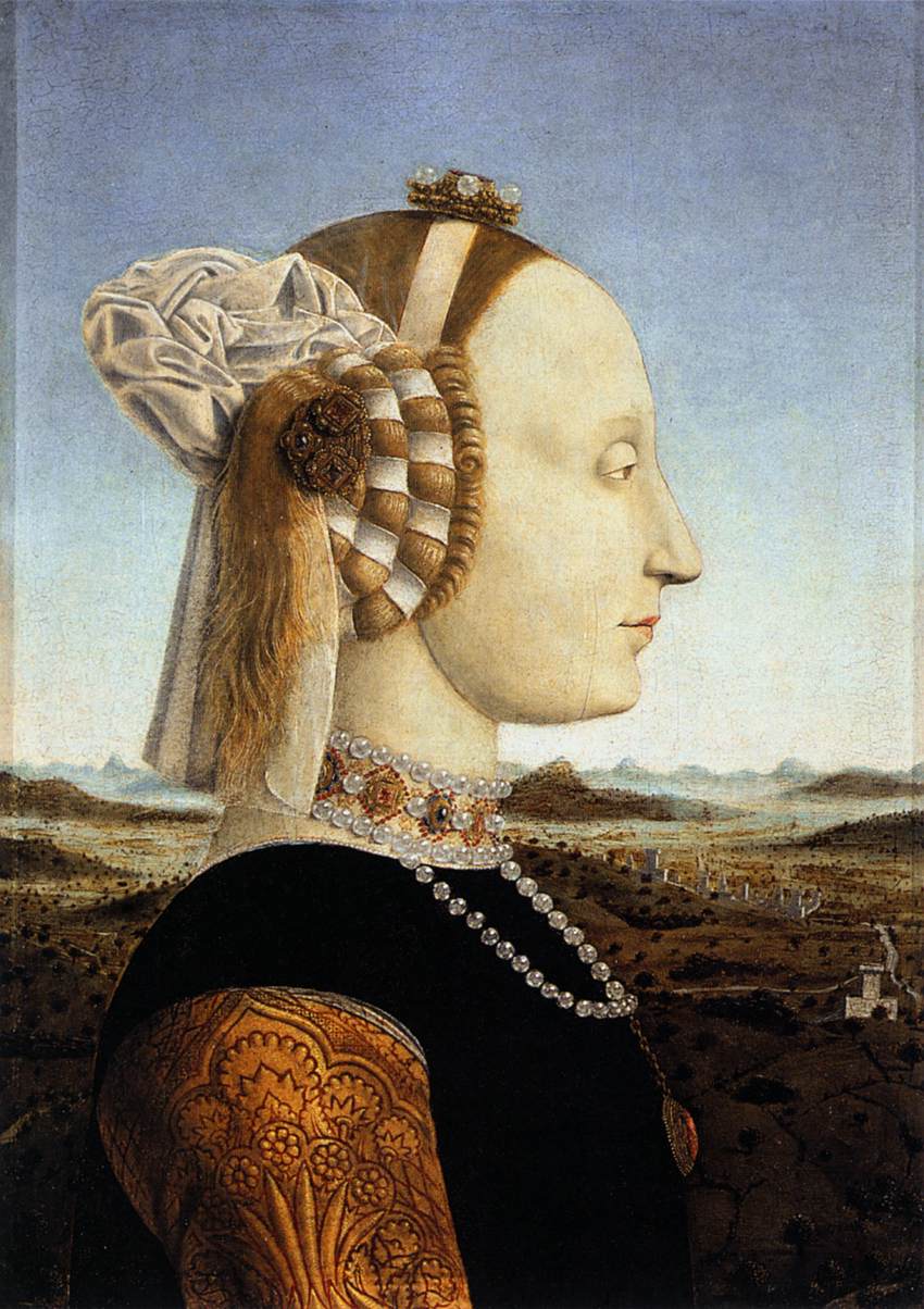 Battista Sforzaの肖像