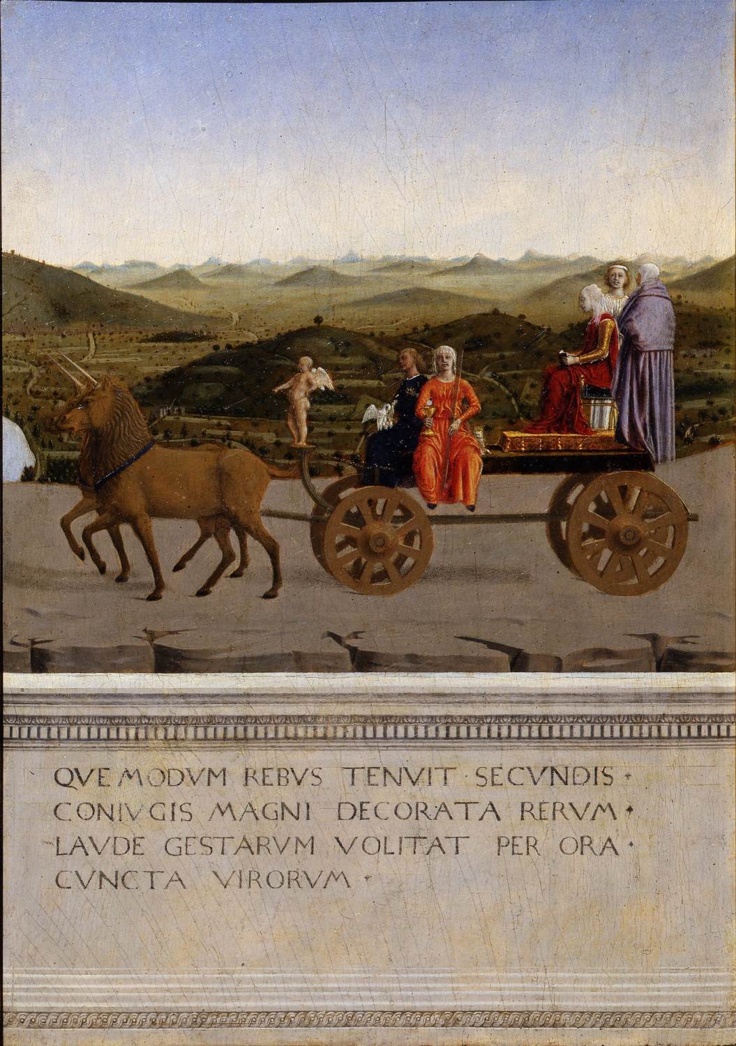 O triunfo de Battista Sforza