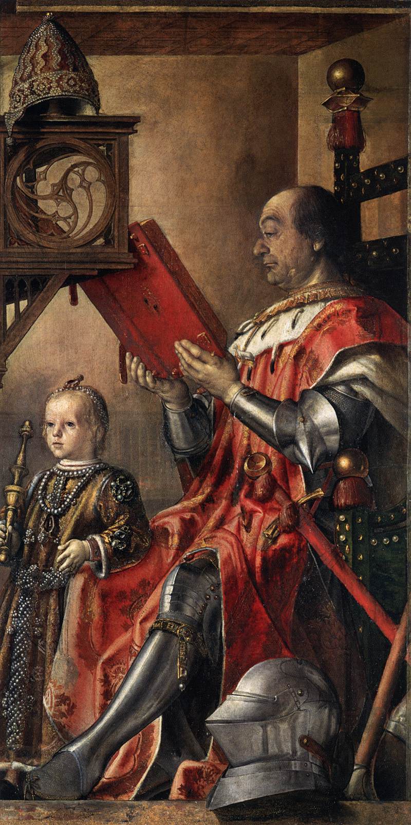 Prens Federico da Montefeltro ve oğlu