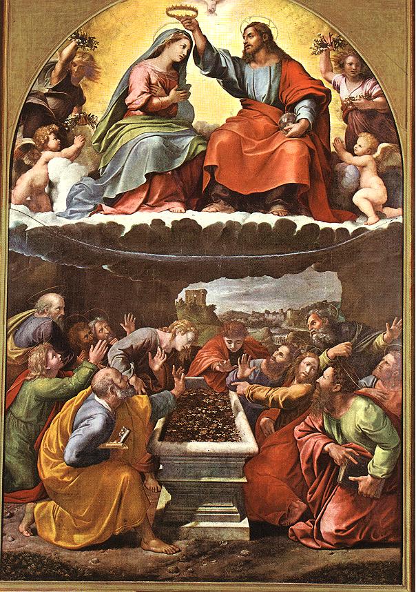 Coronation de la Vierge (la Vierge de Montelue)