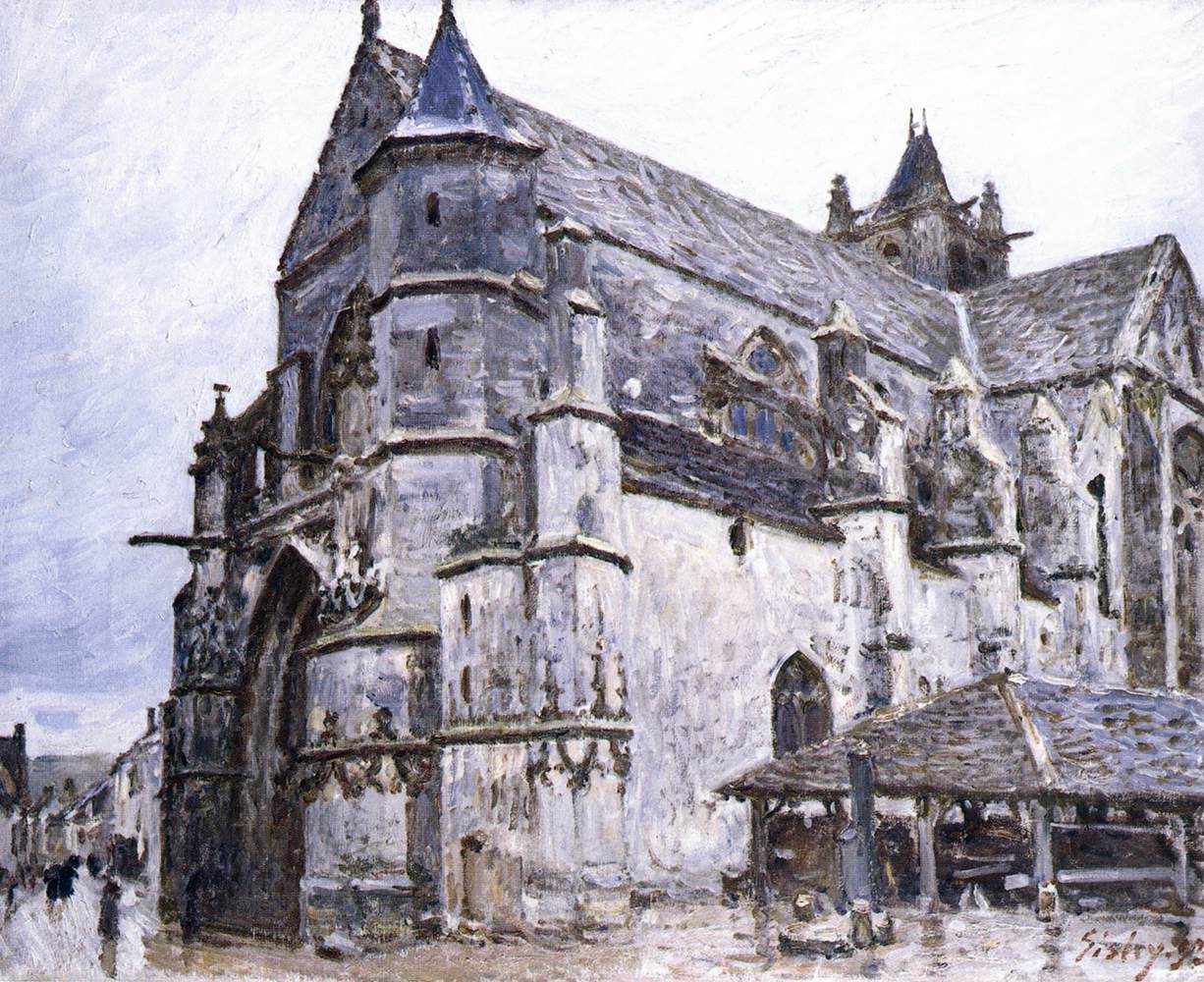 The Church in Moret, The Rainy Morning