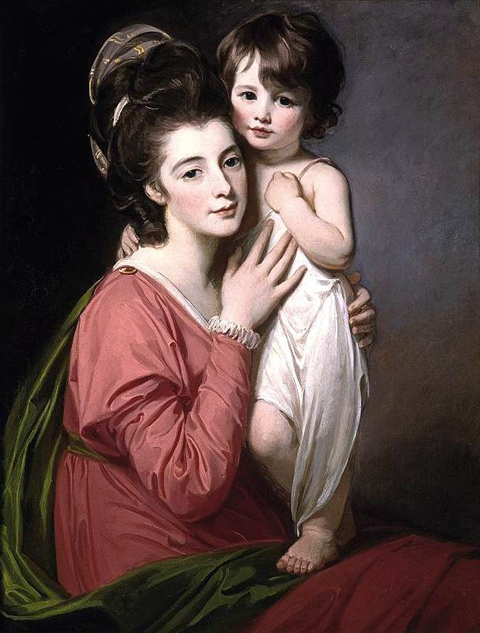 Retrato de La Señora Henrietta Morris y su Hijo Juan
