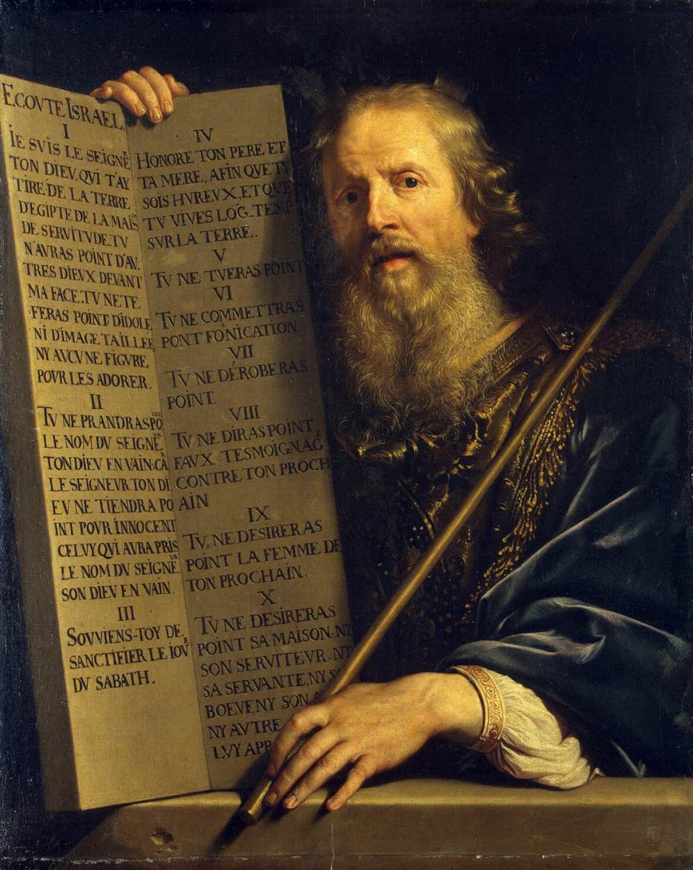 Moses with The Ten Commandments