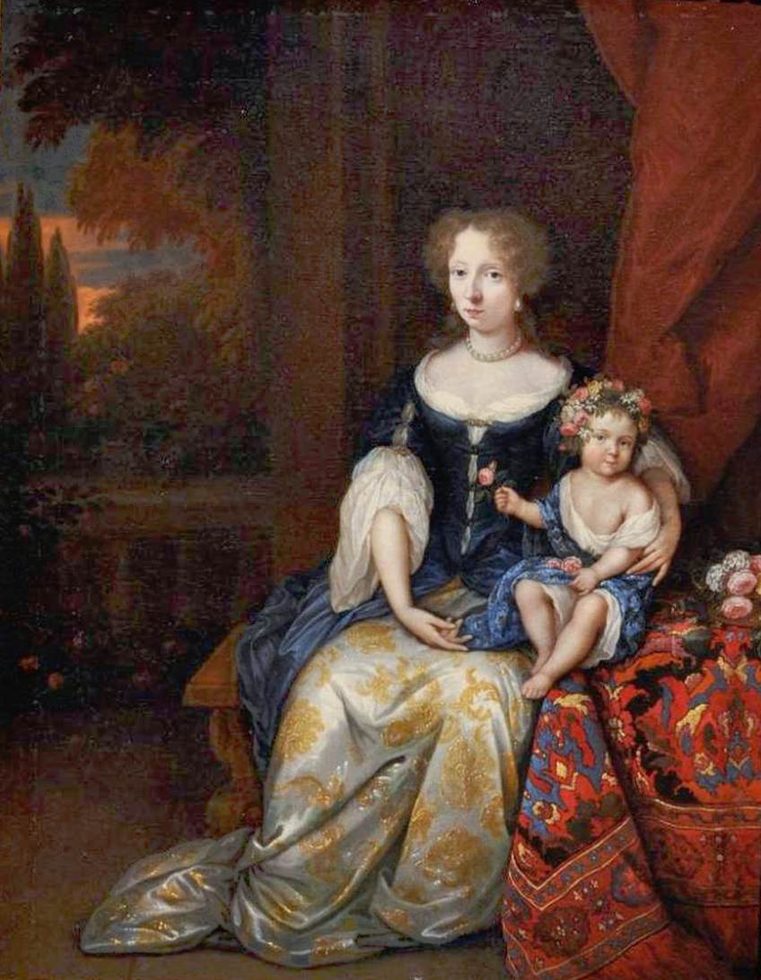 Portrait d'une mère et de son fils