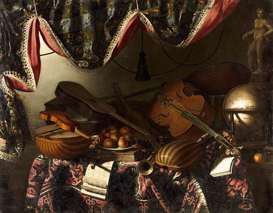 Still Life with Musical Instruments