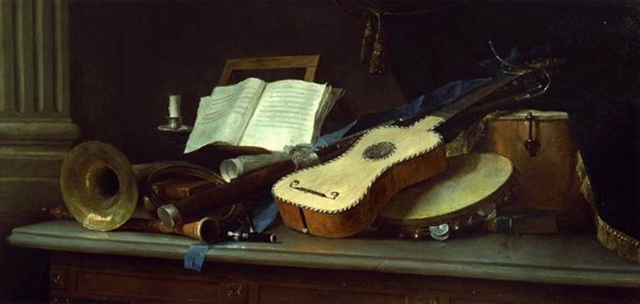 Still Life with Musical Instruments