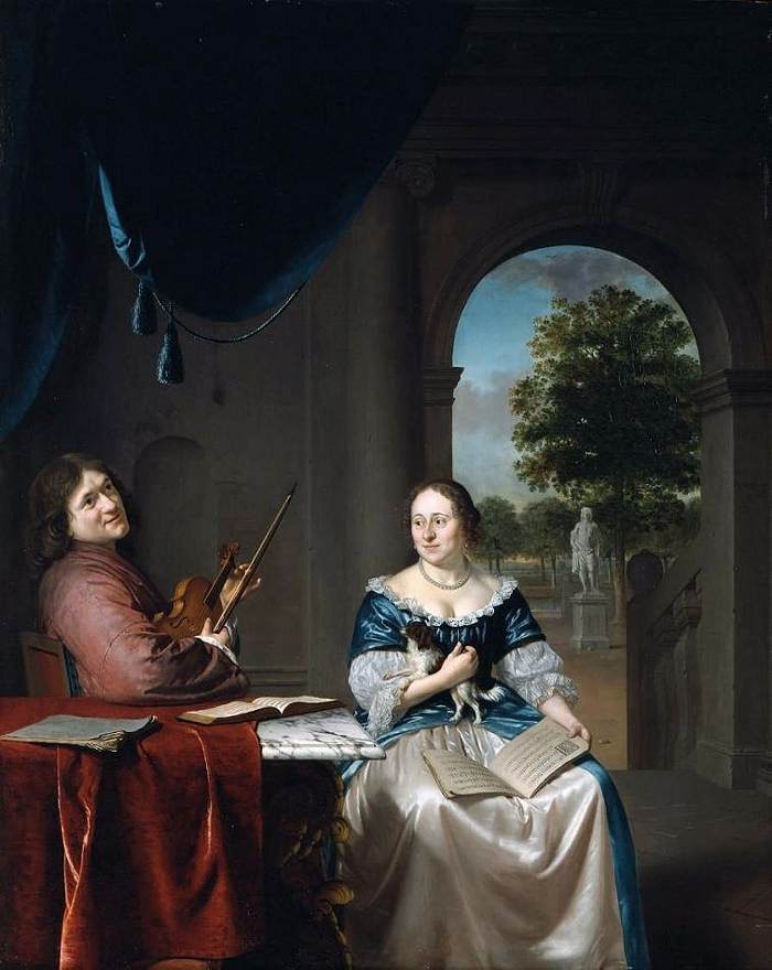 Johannes Van Musschenbroeck e sua esposa