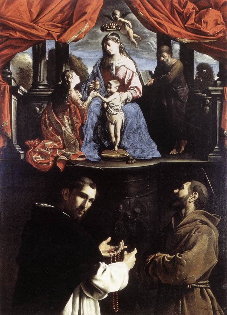 Il matrimonio mistico di Santa Catalina de Alejandría