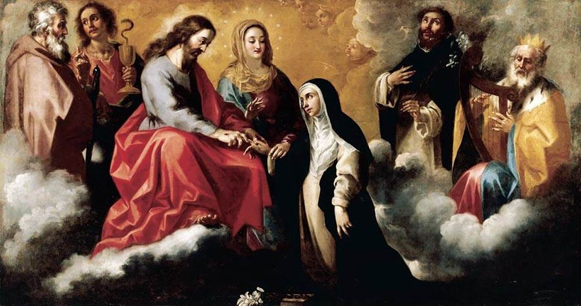 Il matrimonio mistico di Santa Catalina de Siena