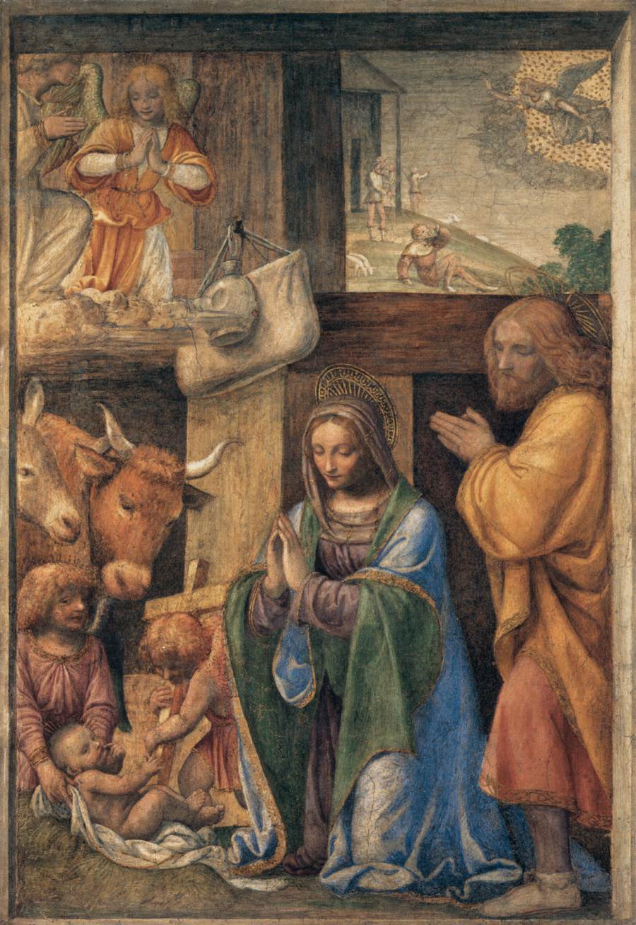 The Nativity and the Annunciation to the Shepherds