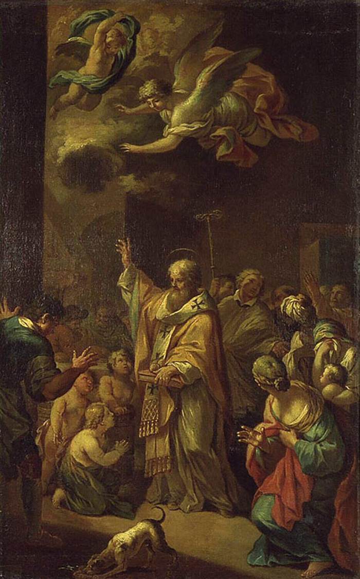 Saint Nicholas Raises the Children