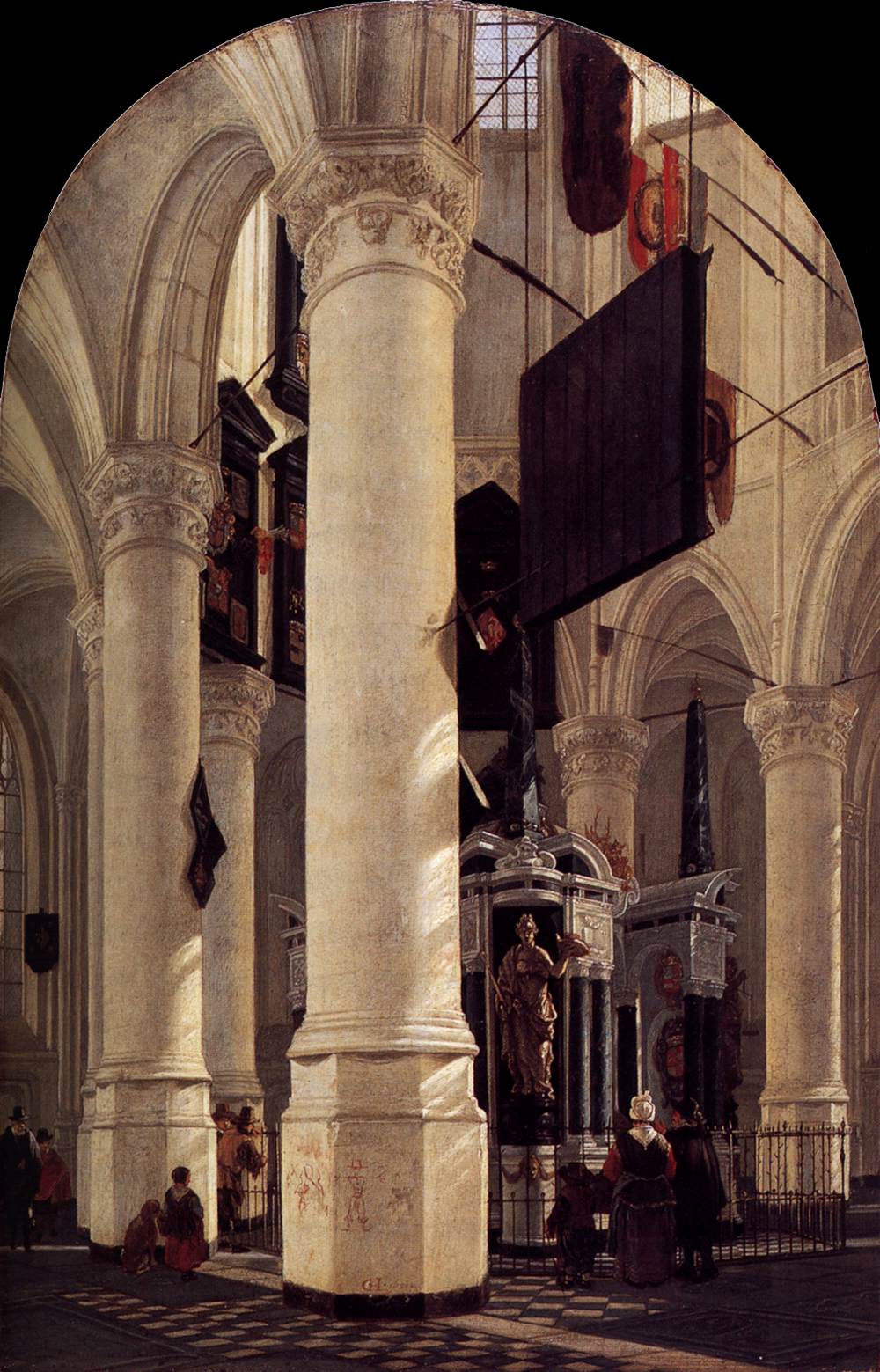 The Nieuwe Kerk in Delft with The Tomb of William the Silent