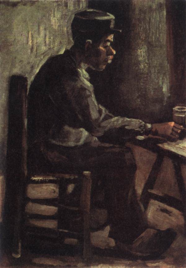 Peasant Sitting at a Table