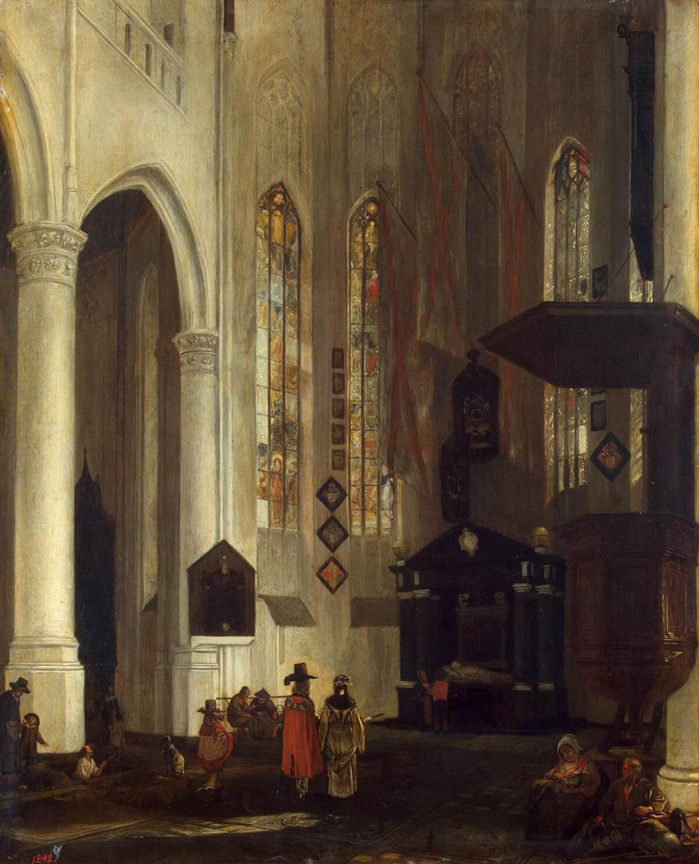 Oude kerk in Delft