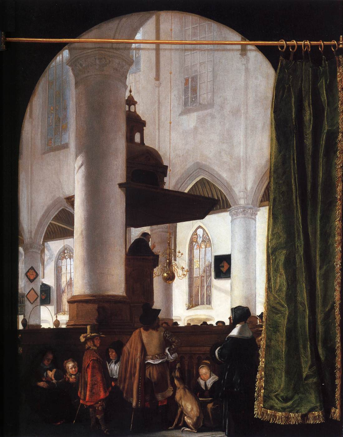 A Sermon in the Oude Kerk, Delft