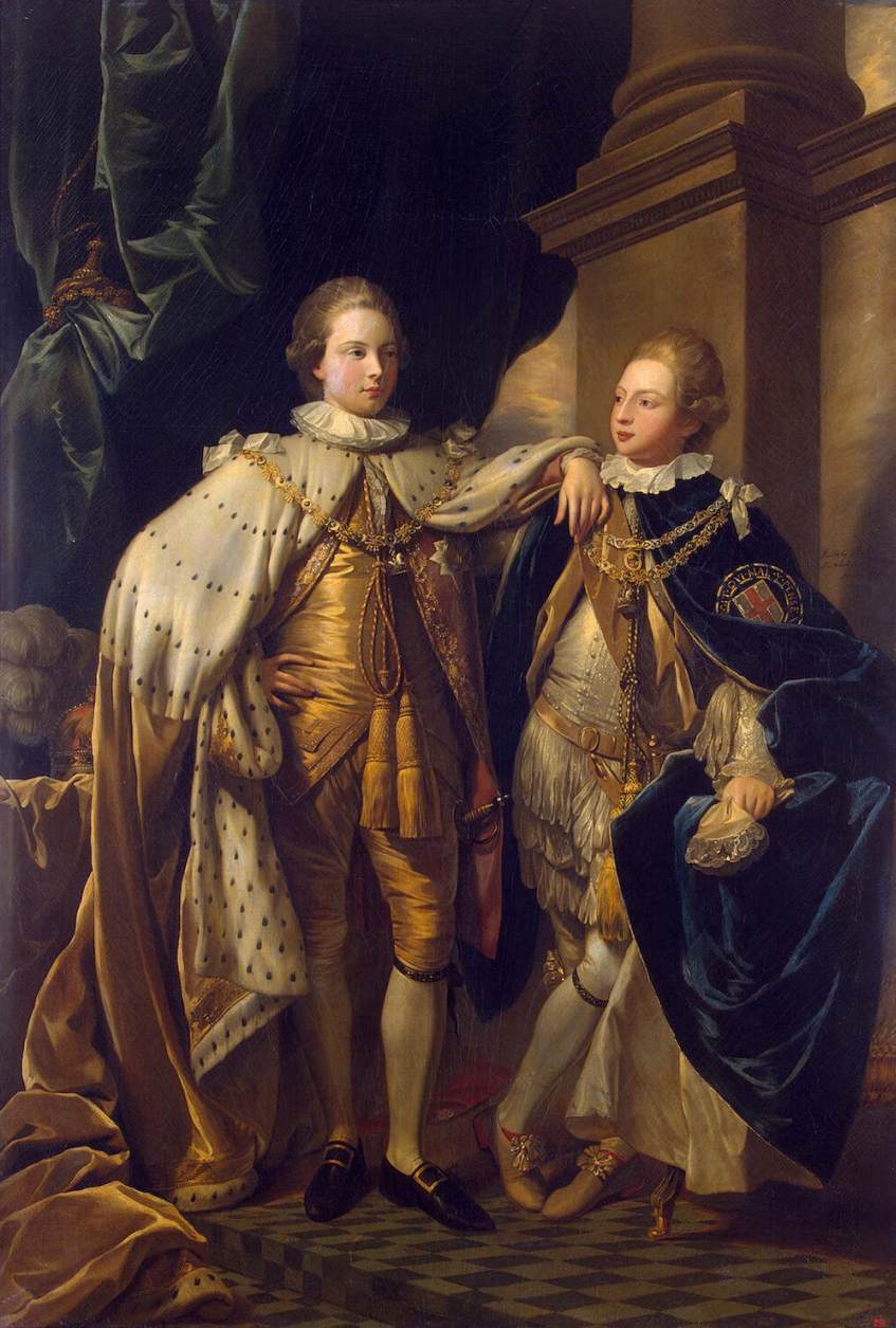 Portræt af Jorge, Prince of Wales og Prince Frederick, senere hertug af York
