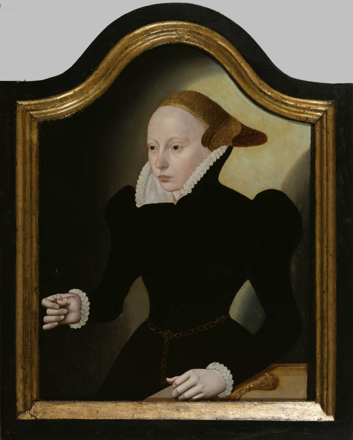 Portrait of a Young Woman with a Rose