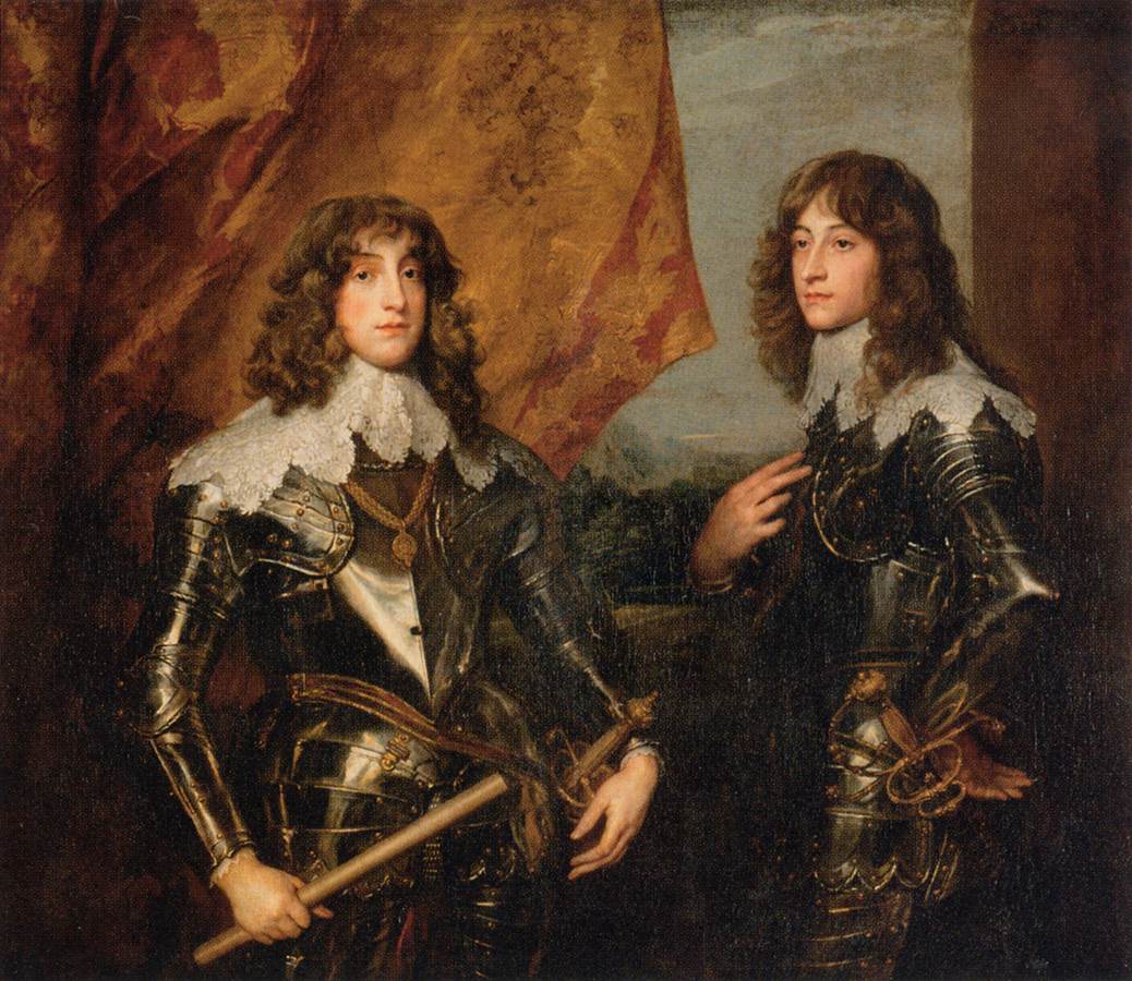 Portrait of Princes Palatine Charles-Louis I and his Brother Robert