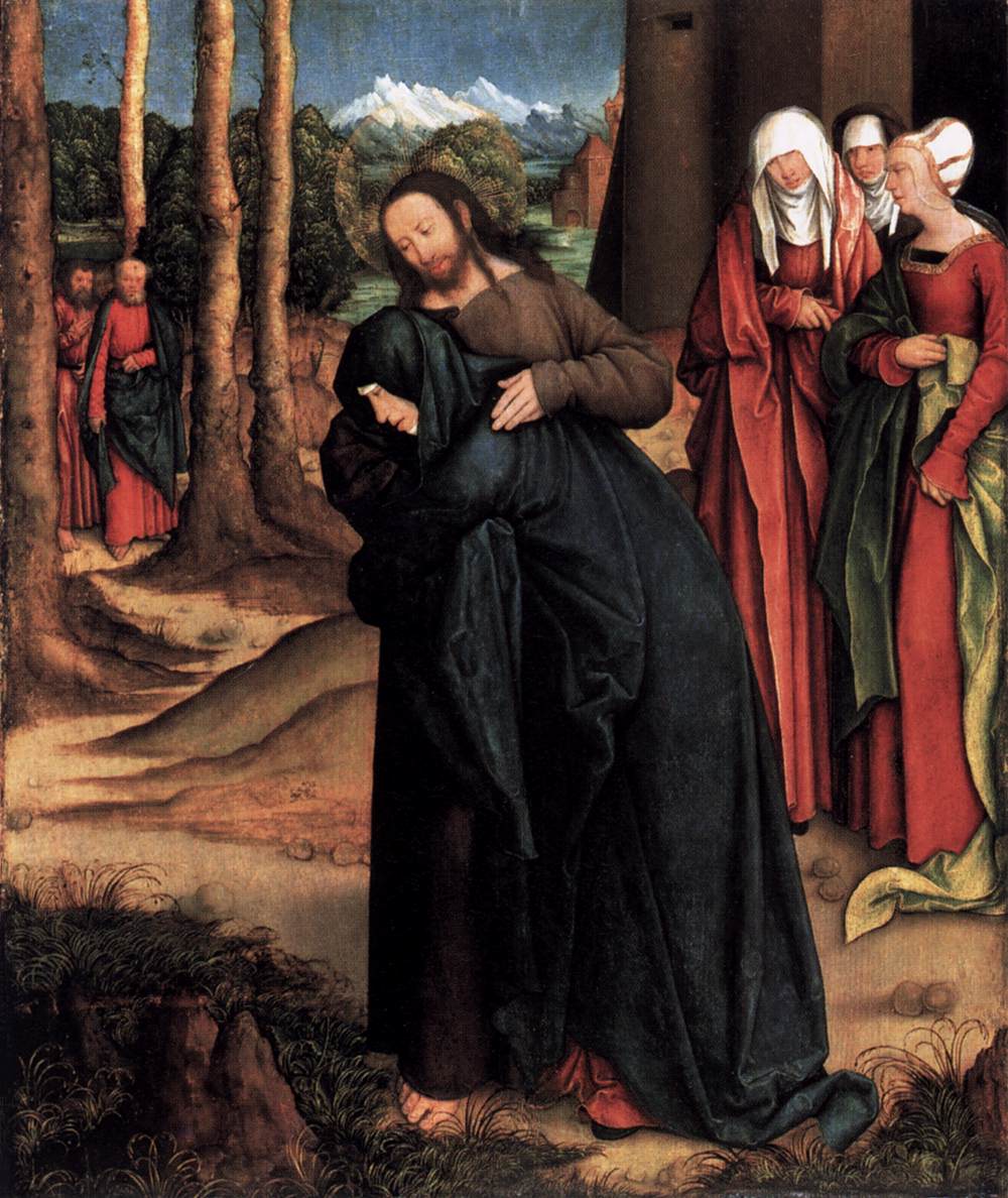 Le Christ émerge de sa mère