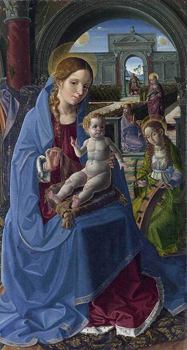 Jungfru och barnet med de heliga