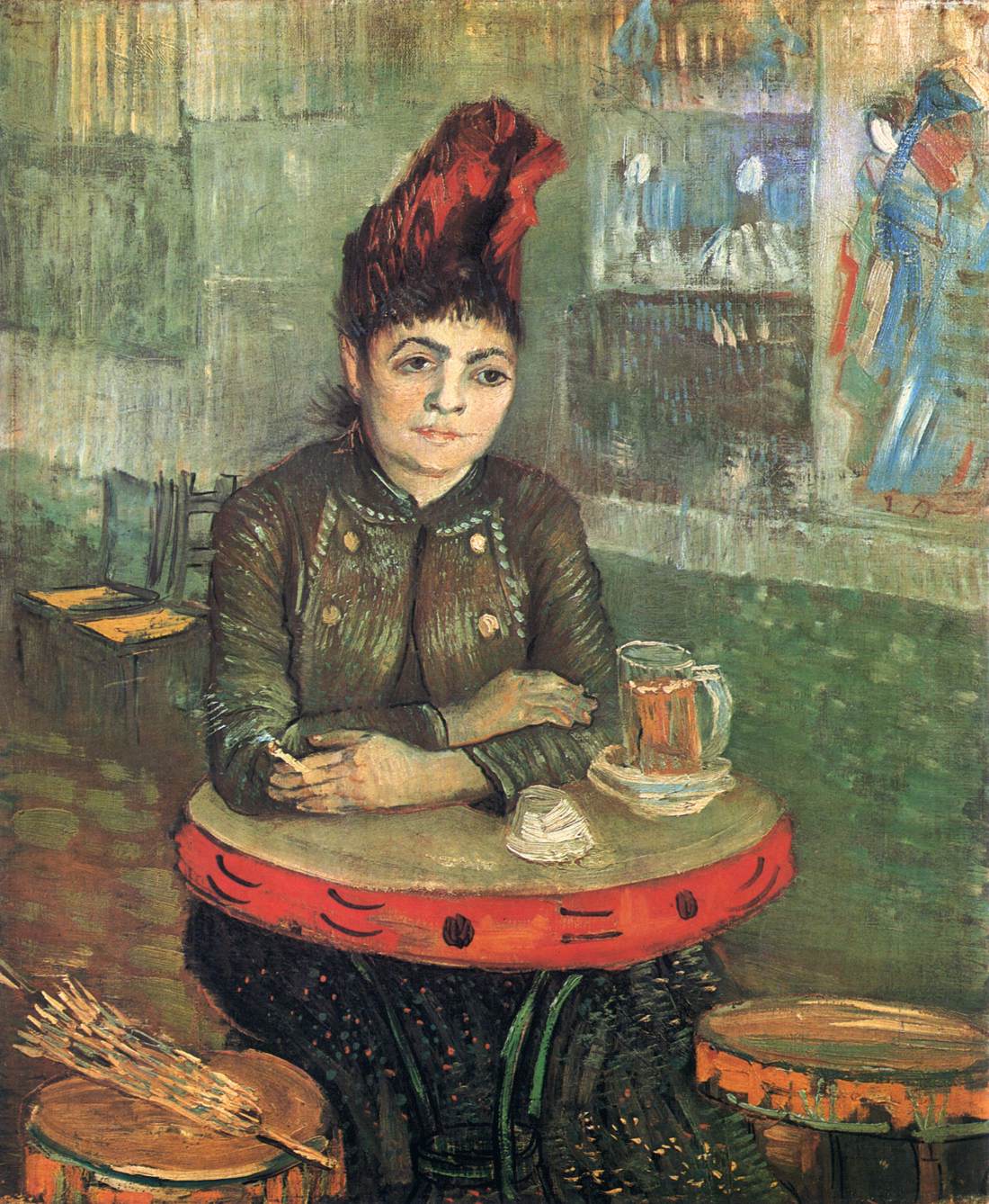 Agostina Segatori en El Café Du Tambourin
