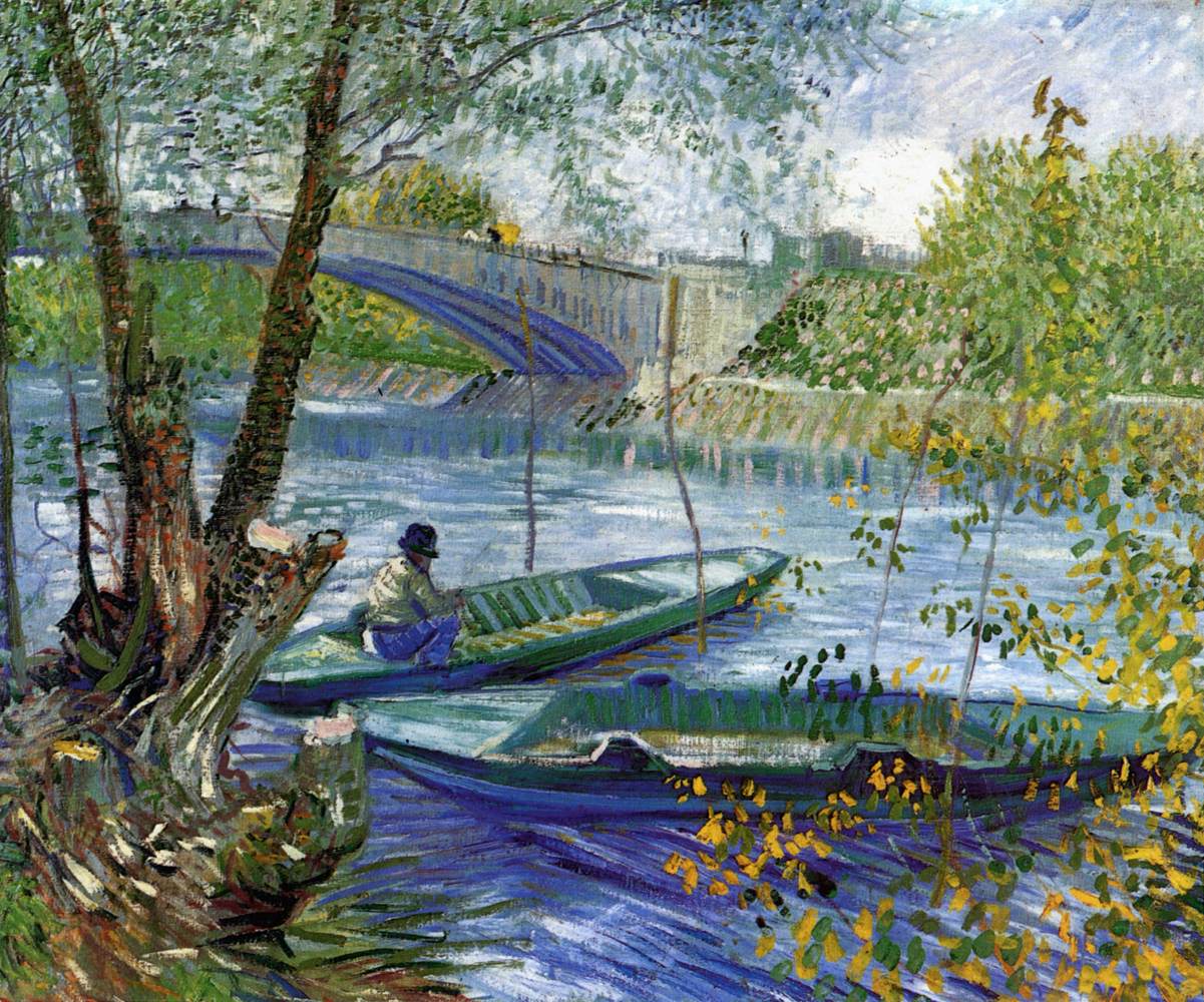 Pêche au printemps, pont Clichy