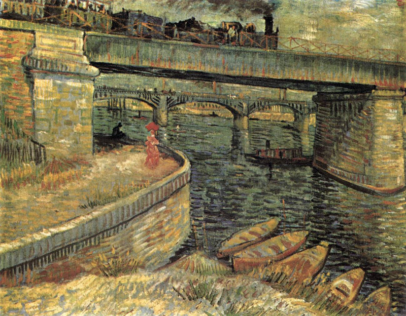 Bridges Across the Seine at Asnieres – KUADROS