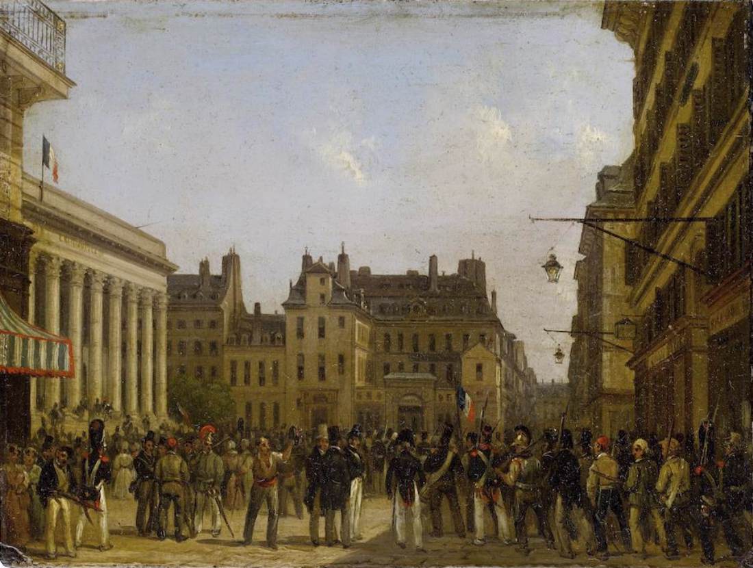 Palais Brongniart, Place de la Burse