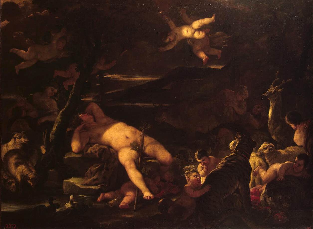 Young Bacchus Sleeping