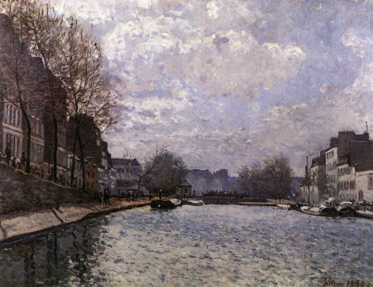 Paris'teki Saint-Martin kanalı