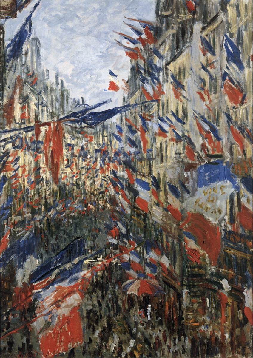 Rue Saint-Denis à Paris, célébration du 30 juin 1878