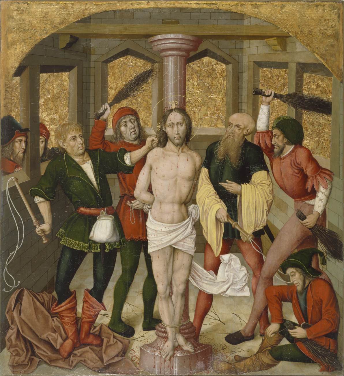 Altarbild mit der Leidenschaft Christi: Flagellation