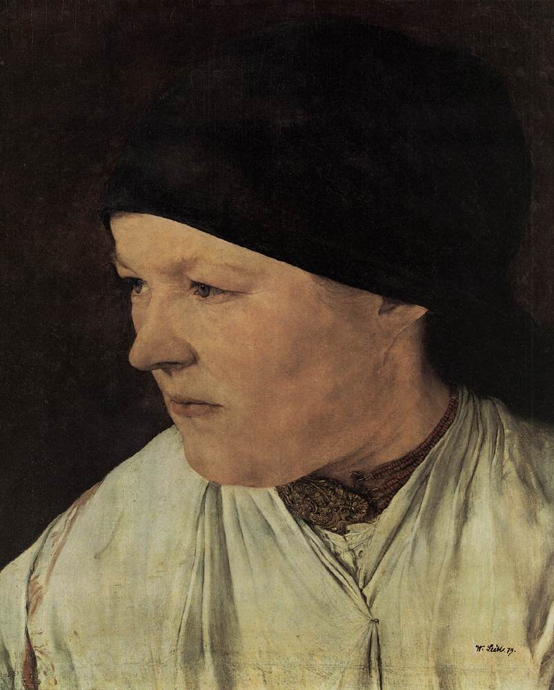 Head of a Peasant Girl