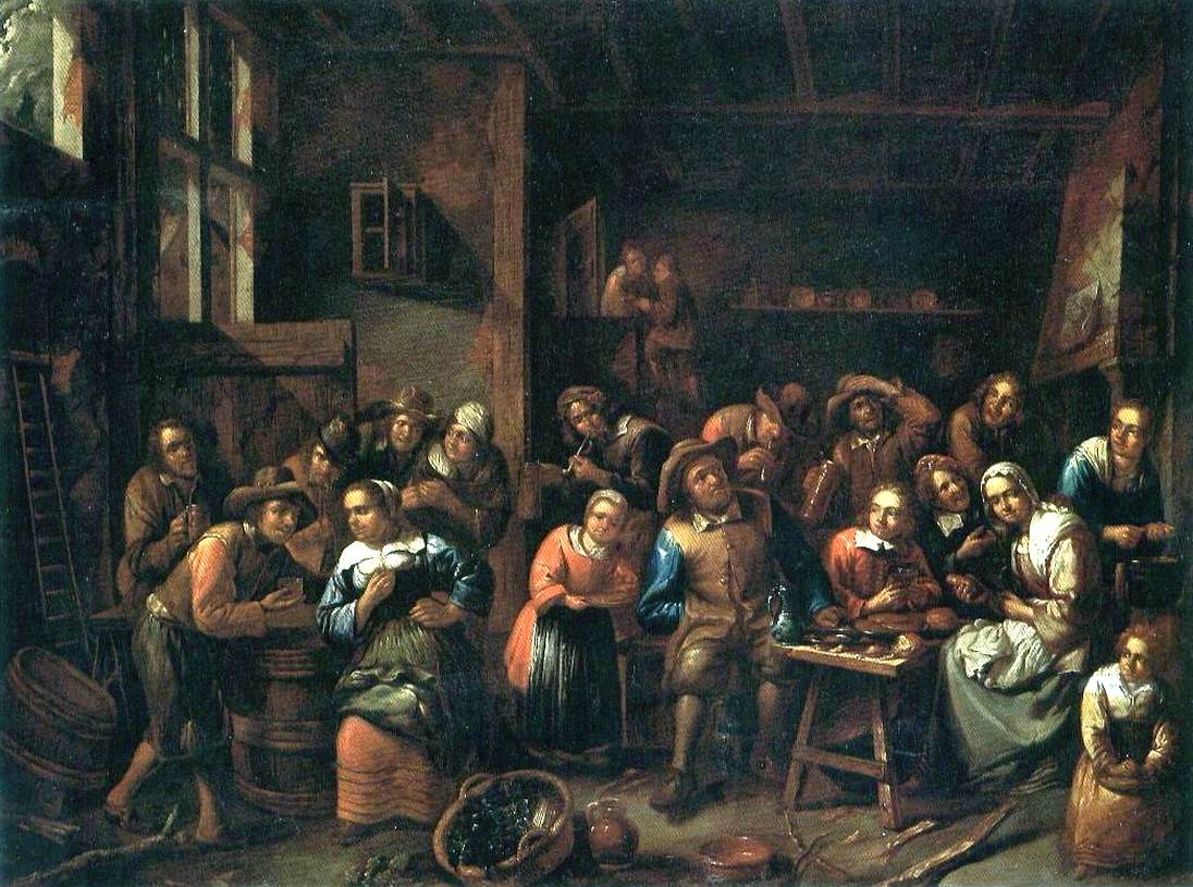 Campesinos en una Taberna