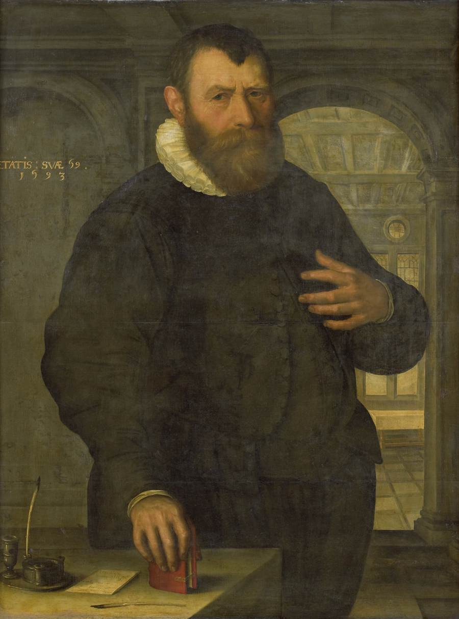 Retrato de Bartholomeus Van Der Wiere